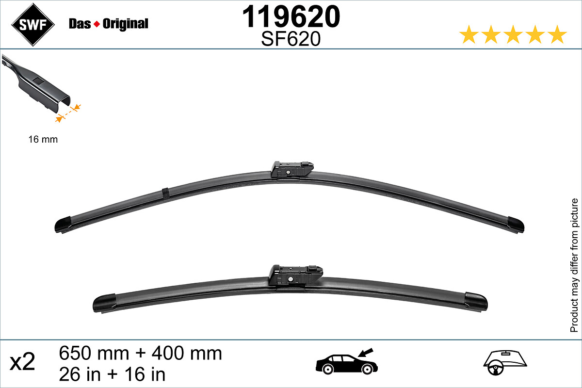 Wiper Blade - 119620 SWF